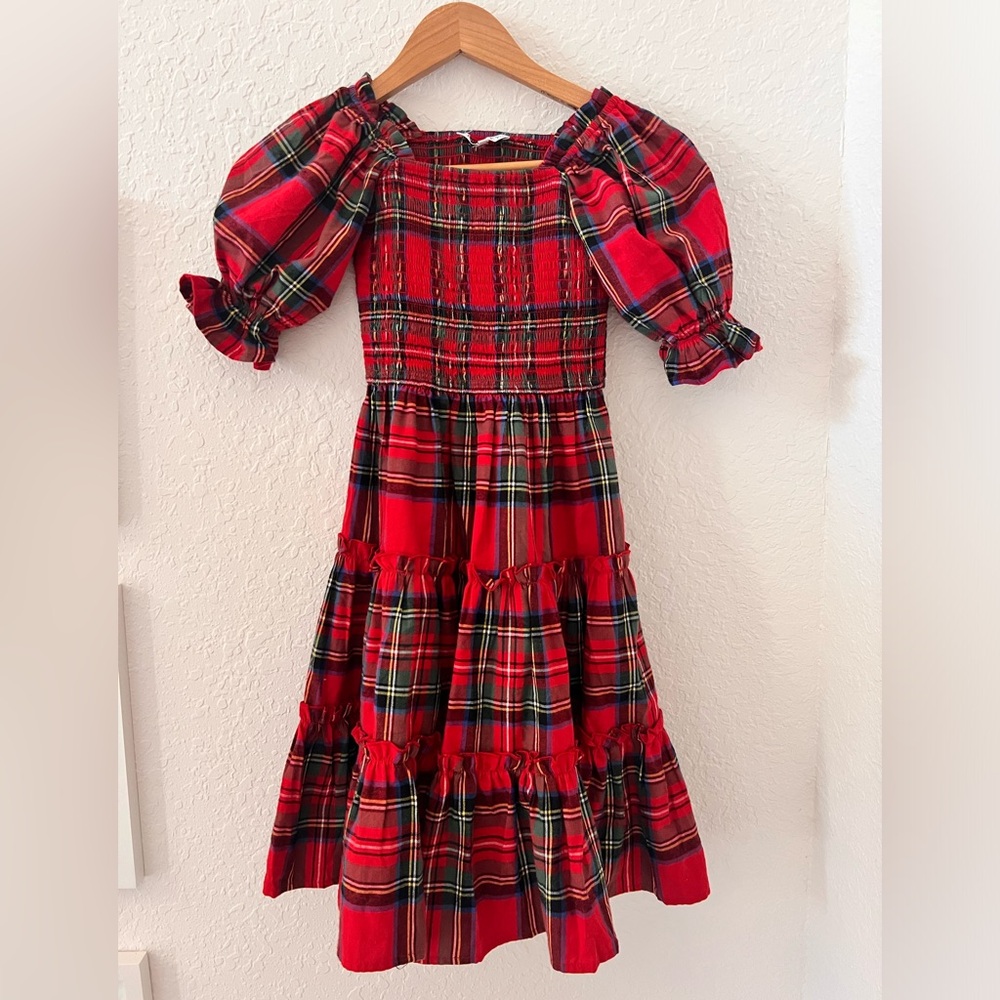 Ivy city co red tartan dress